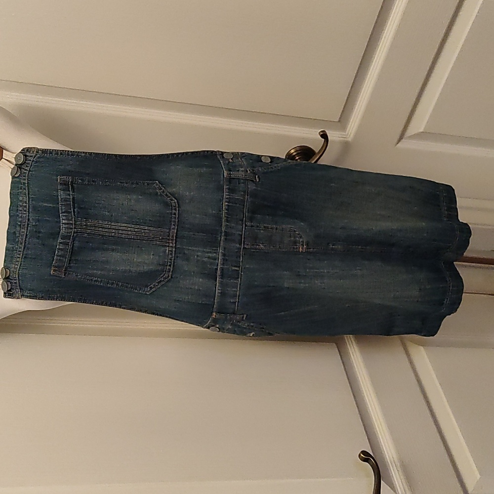 Tommy Hilfiger Denim Overall Dress - Blue
